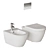 Darling New Ceramic Bathroom Set 3D model small image 3