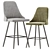Modern Bar Stool for Home 3D model small image 2