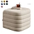 Kave Pouf 3D Model Multicolor 3D model small image 1