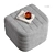 Kave Pouf 3D Model Multicolor 3D model small image 3