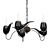 Smoking Pipes Chandelier. Elegant Lighting 3D model small image 1