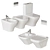 DuraStyle Ceramic Bathroom Essentials 3D model small image 1