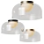 Elegant Cedar Glass Pendant Lights 3D model small image 3