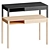 Woodman Modern Writing Desk 3D model small image 2