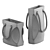 Chic Bag-Shaped Decor Vase 3D model small image 5