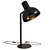 Sleek Black Table Lamp 3D model small image 1