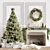 Christmas Tree with Fireplace 2150mm 3D model small image 17