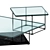 Sleek Lemante Tables Set 3D model small image 2