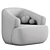 Modern Comfort Sofia Armchair Westwing 3D model small image 5