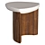 Modern Design Lady R Side Table 3D model small image 3