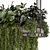 Metal Box Indoor Hanging Plants 3D model small image 4