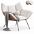 Modern Gustav Armchair Design 3D model small image 4