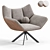 Modern Gustav Armchair Design 3D model small image 5