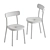 Trendy Open-Back Beech Chair 3D model small image 5