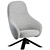 Miniforms Nebula Wood Lounge Chair 3D model small image 6