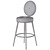 Elegant Bar Stool Model 3D model small image 5