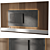 Modern TV Wall Set 08 3D model small image 1