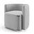 Luxury Living Roxanne Armchair 3D model small image 6