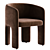 Modern Ditre Italia Cali Chair 3D model small image 4