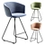 Modern Glove S472 Bar Chair 3D model small image 1