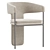 Elegant Dining Chair Palazzo Collection 3D model small image 2