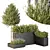 Greenery Garden Bushes Tree Pack 3D model small image 1