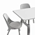 Sleek Sander Conference Table 3D model small image 5