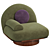 Contemporary Fratelli Boffi Armchair 3D model small image 6