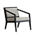 Modern Oslo Lounge Chair Design 3D model small image 1