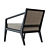 Modern Oslo Lounge Chair Design 3D model small image 3