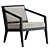 Modern Oslo Lounge Chair Design 3D model small image 6