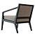 Modern Oslo Lounge Chair Design 3D model small image 8