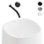 Aquabella Sinks, Falper Faucets: Modern Elegance 3D model small image 2