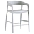 Grey Oak Semi-Bar Stool 3D model small image 7