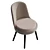 Modern Upholstered Rhys Side Chair 3D model small image 5