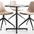 Modern Pato Table Eyes Chair 3D model small image 5