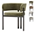 Bay Metal Armchair by NatureDesign 3D model small image 4