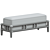 Heritage Ash Dining Bench Unique 3D model small image 3