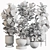 Modern Indoor Plant Set 034 3D model small image 5