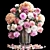 Spring Blooms Vase Arrangement 3D model small image 1