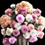 Spring Blooms Vase Arrangement 3D model small image 4