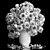 Spring Blooms Vase Arrangement 3D model small image 6