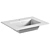 Glossy White BOCCHI Milano Sink 3D model small image 2