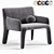 Elegant Armchair by Molteni 3D model small image 5