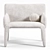 Elegant Armchair by Molteni 3D model small image 6