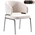 Elegant Nives Chair: HC28 Modern 3D model small image 1