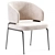 Elegant Nives Chair: HC28 Modern 3D model small image 4