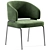 Elegant Nives Chair: HC28 Modern 3D model small image 6