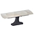 Claudia Foldable Table with Ceramic Countertop 3D model small image 1