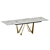 Foldable Ceramic Top Table 3D model small image 1